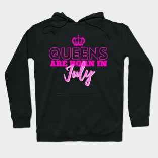 Queens are born in July Hoodie